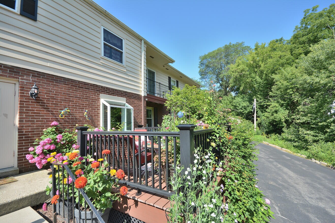 Rear Deck area specific to unit 1 only - 13350 W Bluemound Rd