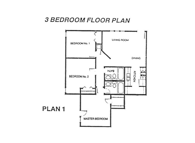 Floorplan - Village Green Apartments