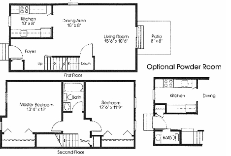 2BR/1.5BA - Cornfield Apartments