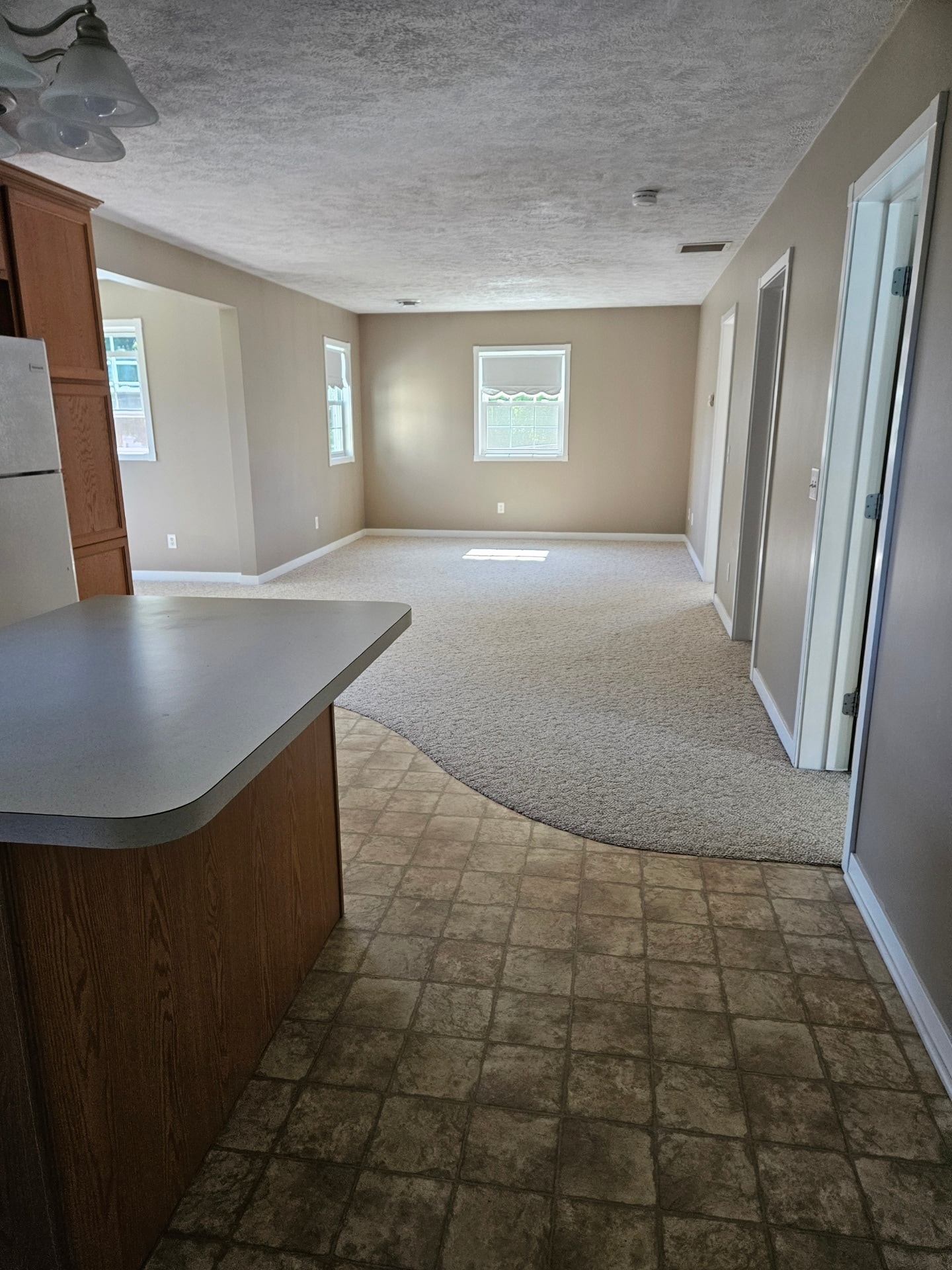 Open kitchen to living room - 316 W Main St