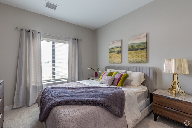 1BR, 1BA - 647SF - Bedroom - Stonefield of Clinton 55+ Senior Living