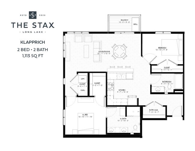 Floorplan - The Stax of Long Lake