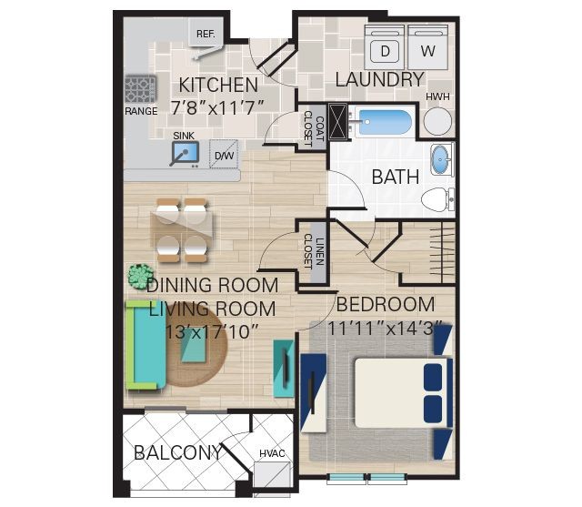 Floorplan - Montage at Hamilton Apartments 55+ Community