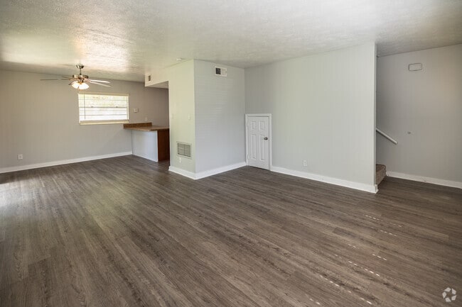 2BR, 1BA-1,035SF-Living Room - Ortega Village