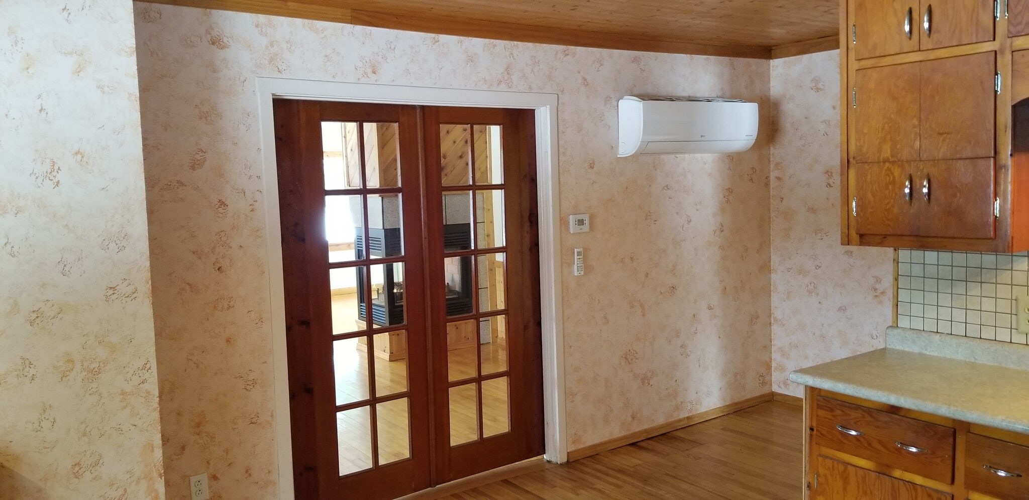 French Doors & View of Fire Place - 1596 Schmidt Rd