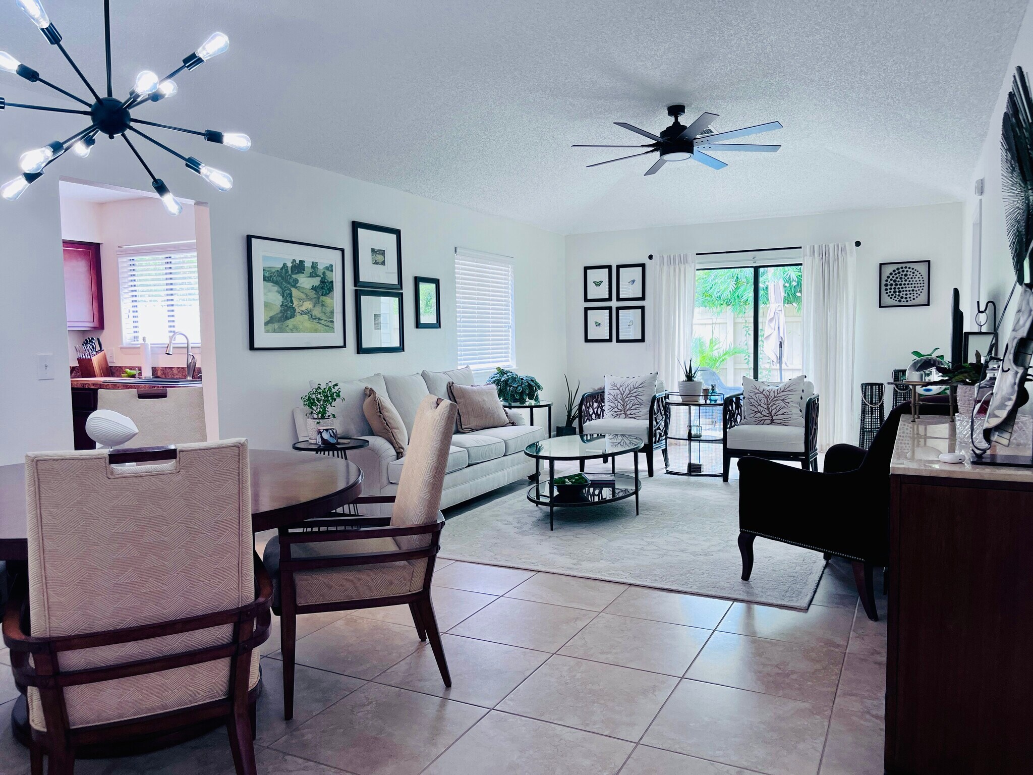 Dining and living area. Note, home will be rented unfurnished. - 1128 Park Green Pl