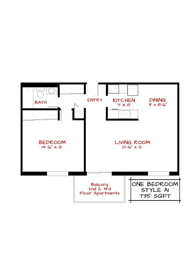 Floorplan - Meadowview Apartments
