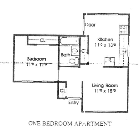 1BR/1BA - Apple Meadow Village