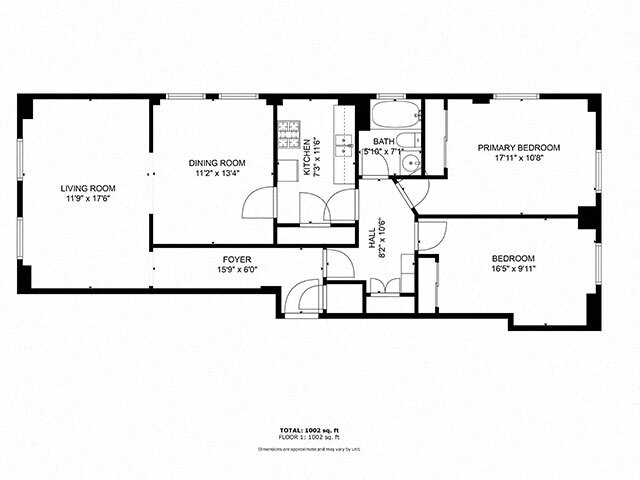 Floorplan - Hibbard Tower