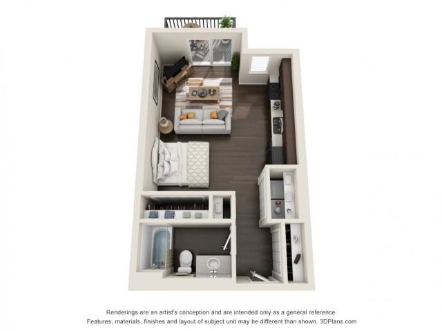 Floorplan - Port View Apartments