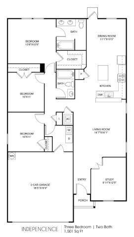 Floorplan - Creekside Terrace