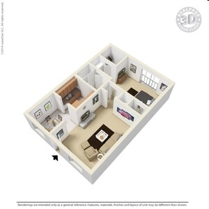 1BR/1BA - Hurst Gardens