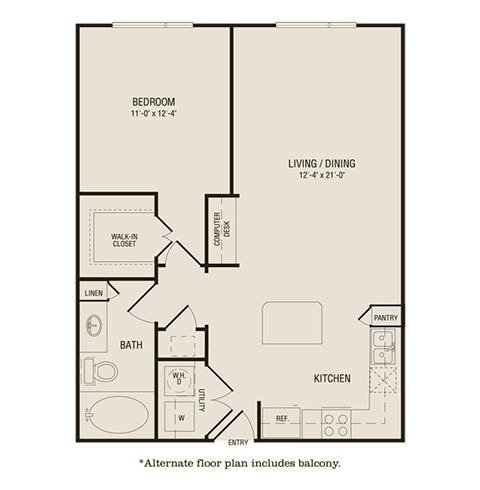 1Bed 1Bath - Essential Housing - Pearl Greenway