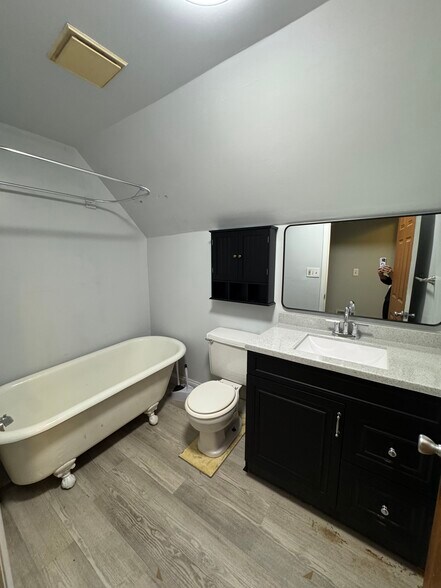 Full Bath, New cabinets, top, faucet, mirror - 443 W Loveland Ave