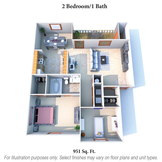 Floorplan - The Vinings Apartments