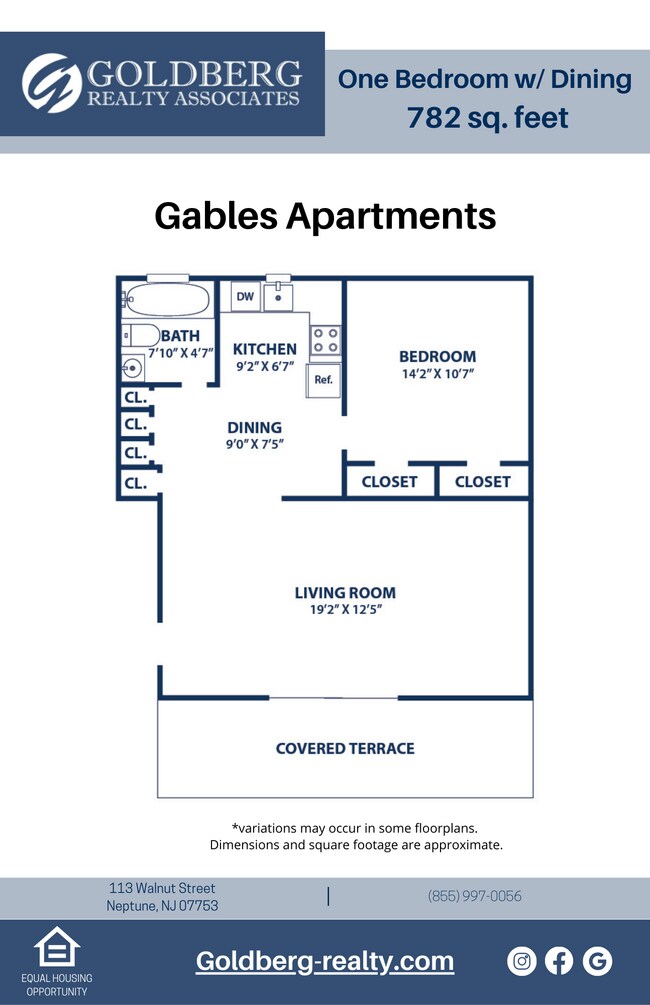 Floorplan - Gables Apartments