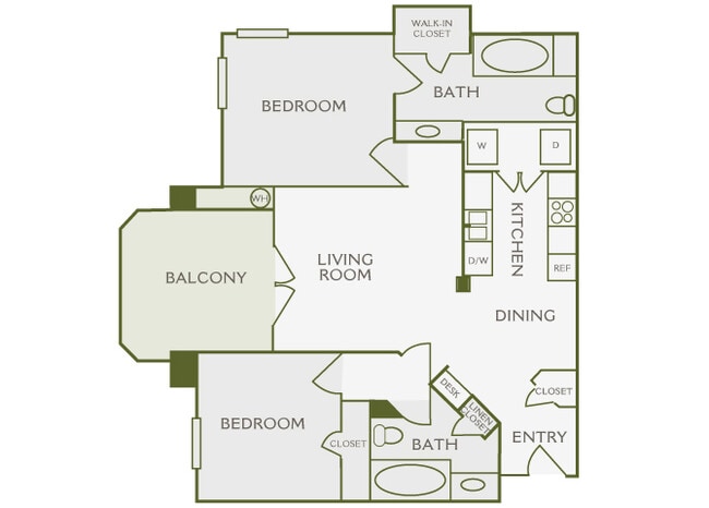 Floorplan - Antelope Ridge Apartments