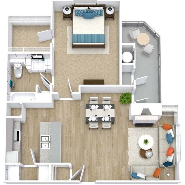 Floorplan - Park at Chastain Apartments