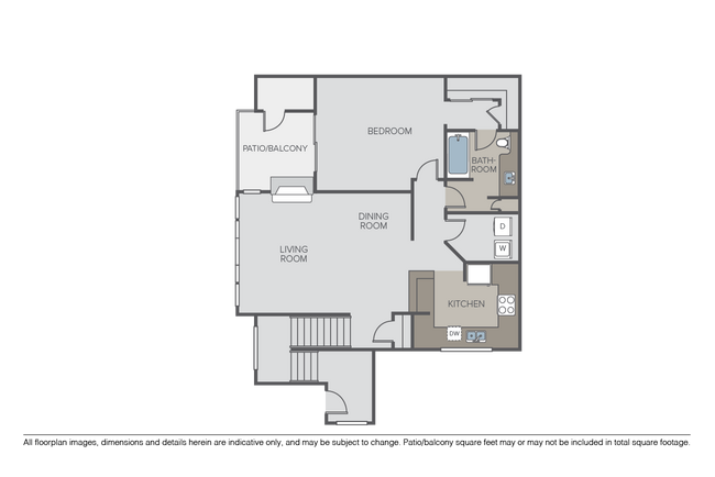 One Bedroom - Parkwood at Mill Creek