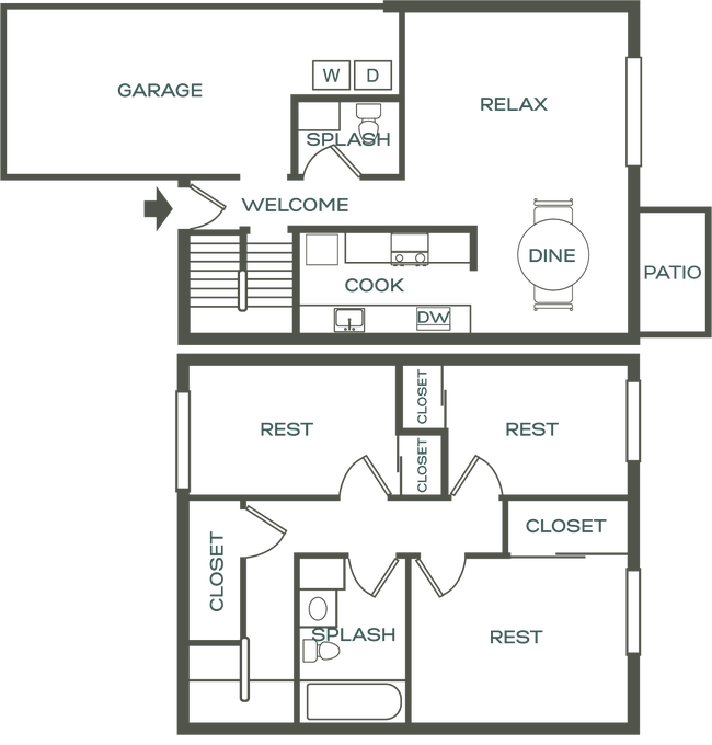 Floorplan - Timbre Apartments