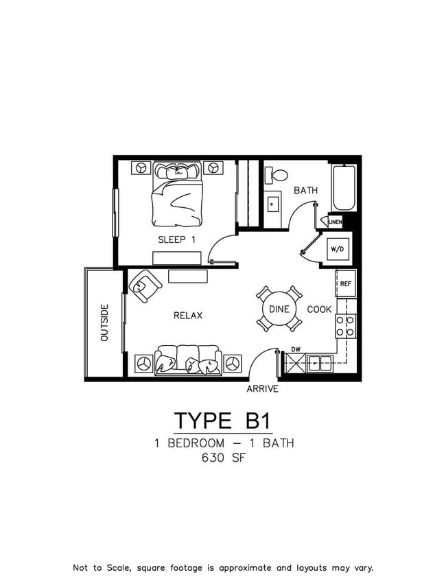 Building Photo - Unit Type: B1 | 1 Bed | 1 Bath
