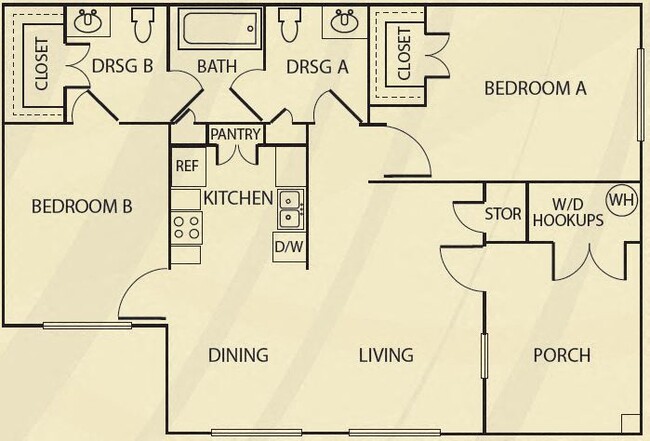 Floorplan - Gardens at Clearwater