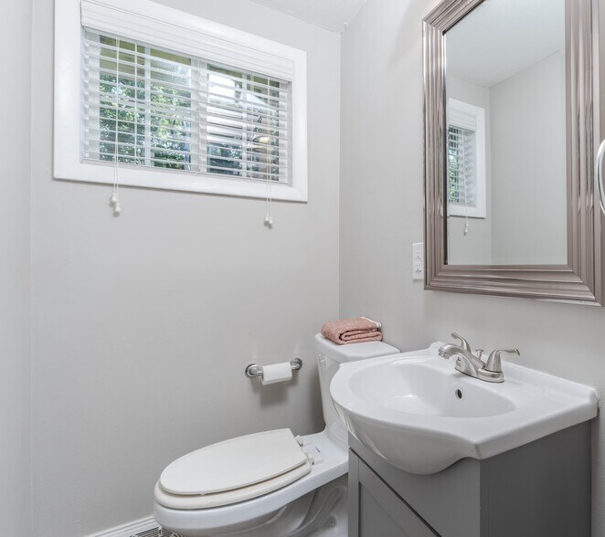 45N Half bath main level - 45 Whites Plz