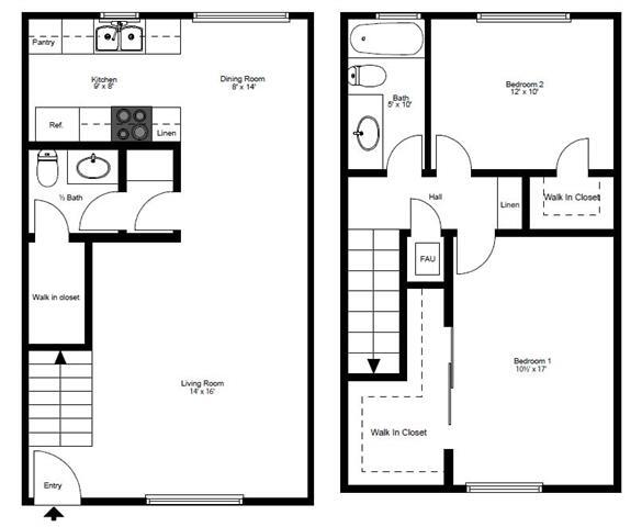 Floorplan - La Paz Apartments