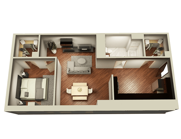 Floorplan - Somerset Place Apartments