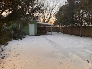 Fence in Backyard - 694 McAllister Ave