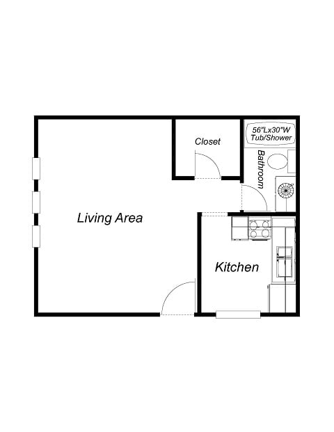 Studio - Villa Oaks Apartments