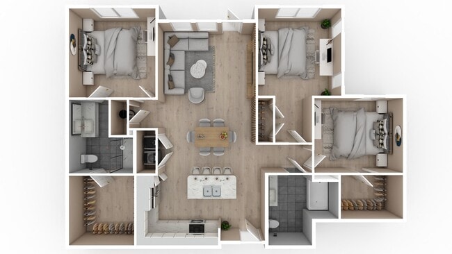 Floorplan - Saltaire Apartment Homes