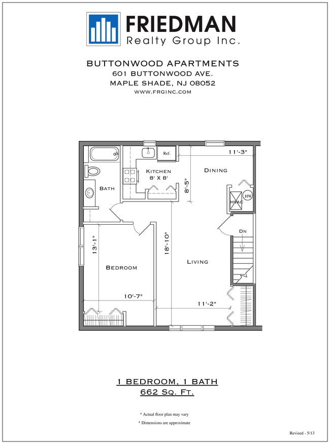 Floorplan - Buttonwood Apartments