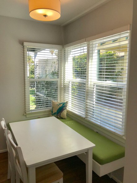 Wood window shades throughout - 1348 Manhattan Beach Blvd