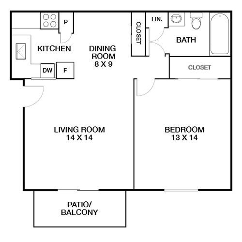 Floorplan - Royal Crest Marlboro Apartment Homes