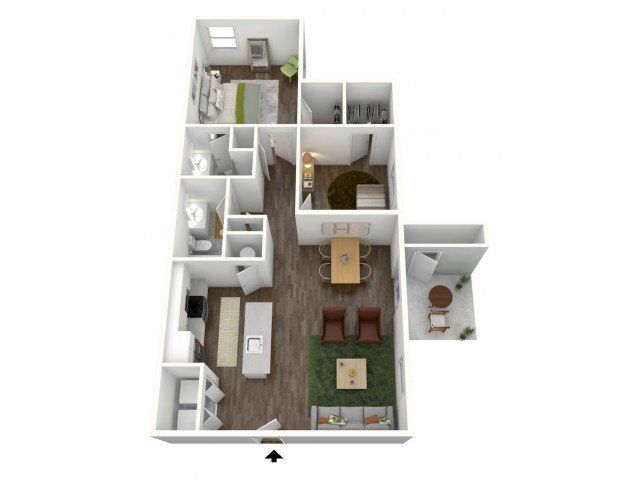 Floorplan - Waters Edge Apartments