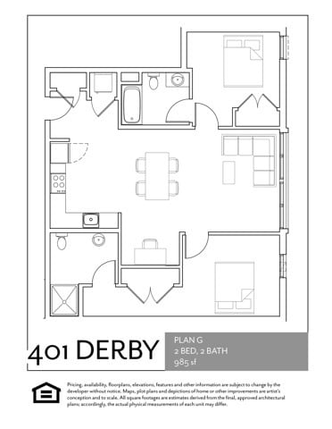 Floorplan G - 401 Derby