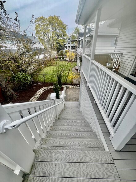Back Deck Stairs - 32 Brimmer St