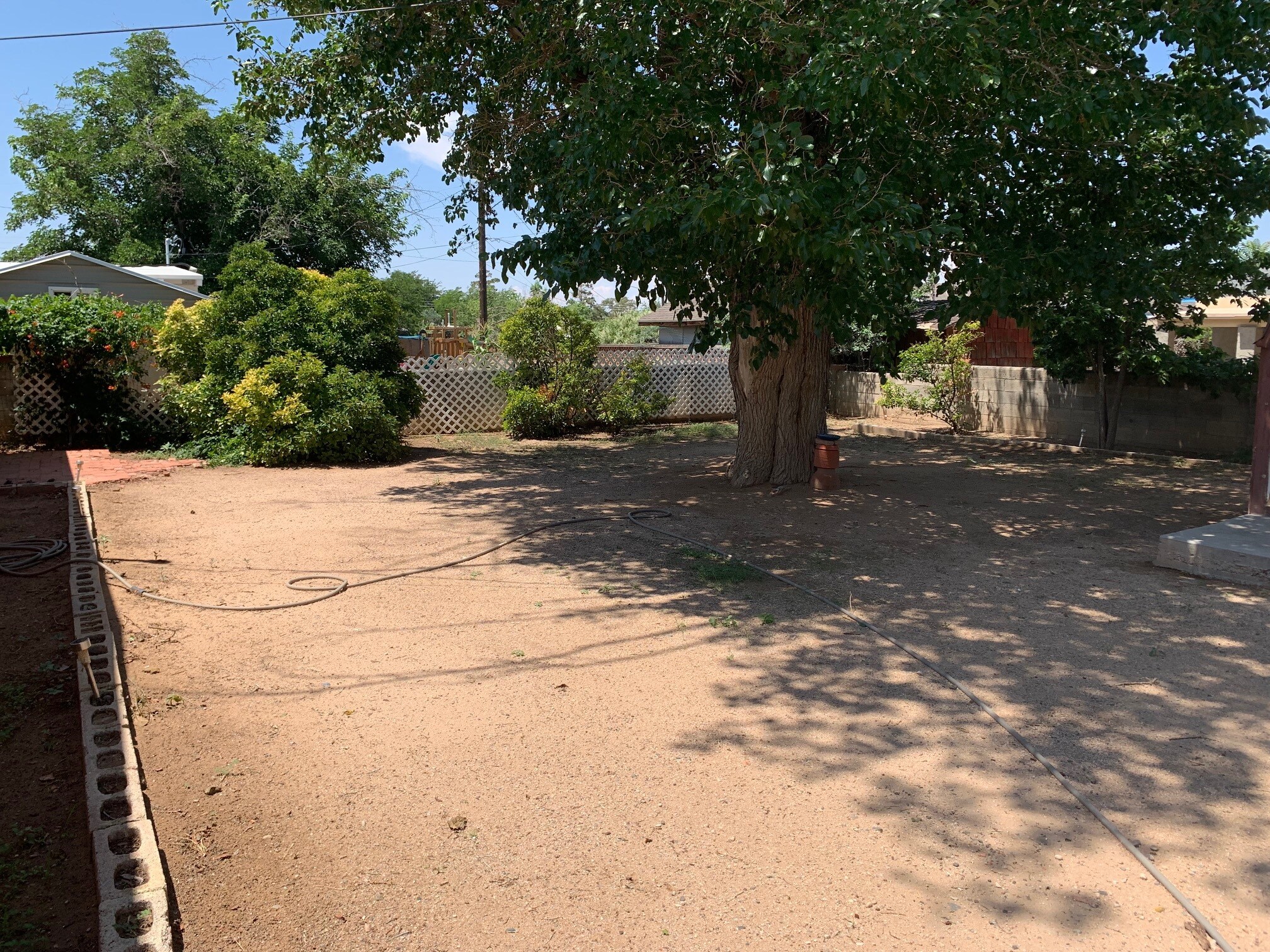 Back Yard - 3105 Valverde Dr NE