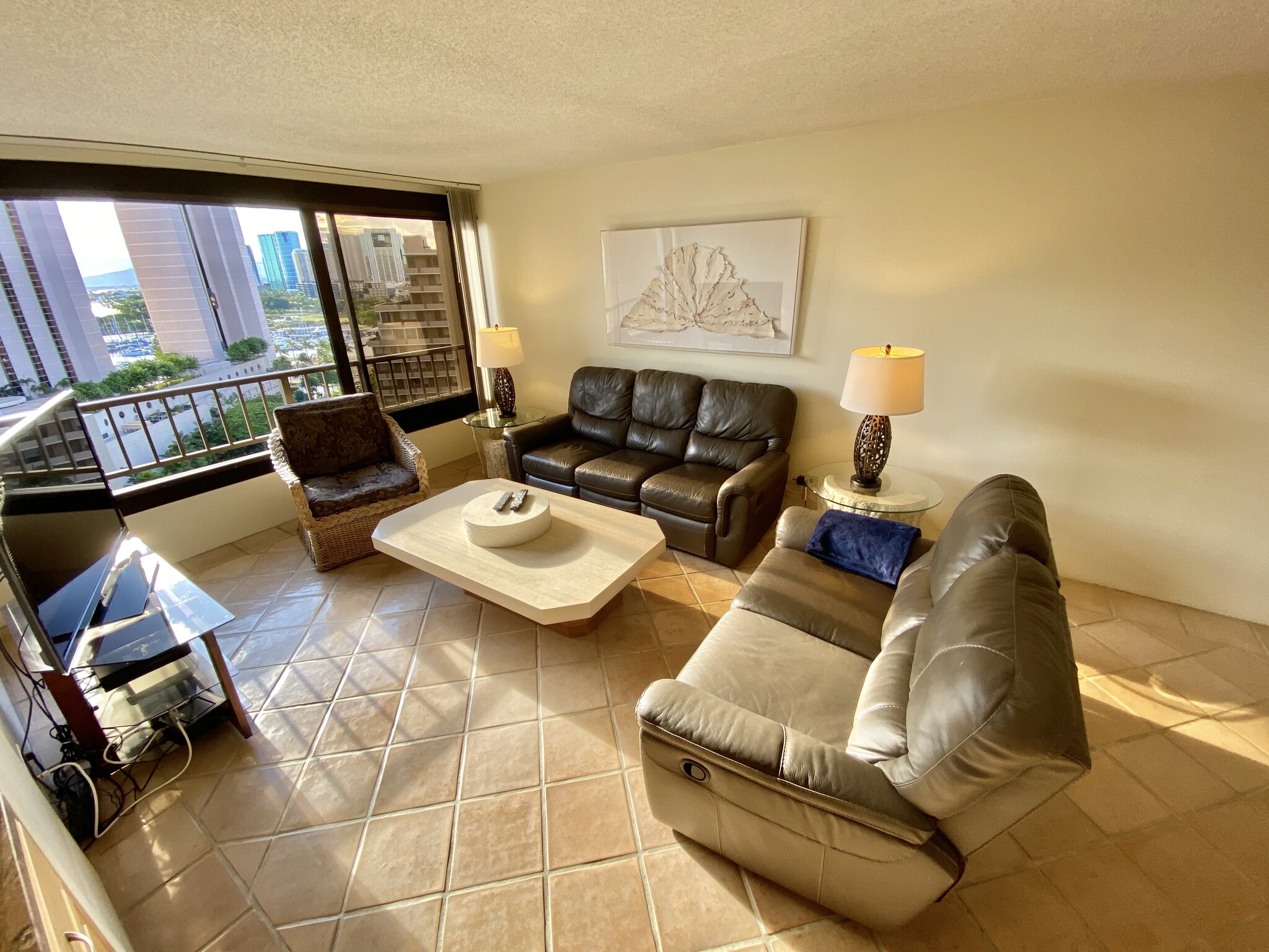 Reclining sofa and love seats - 1778 Ala Moana Blvd