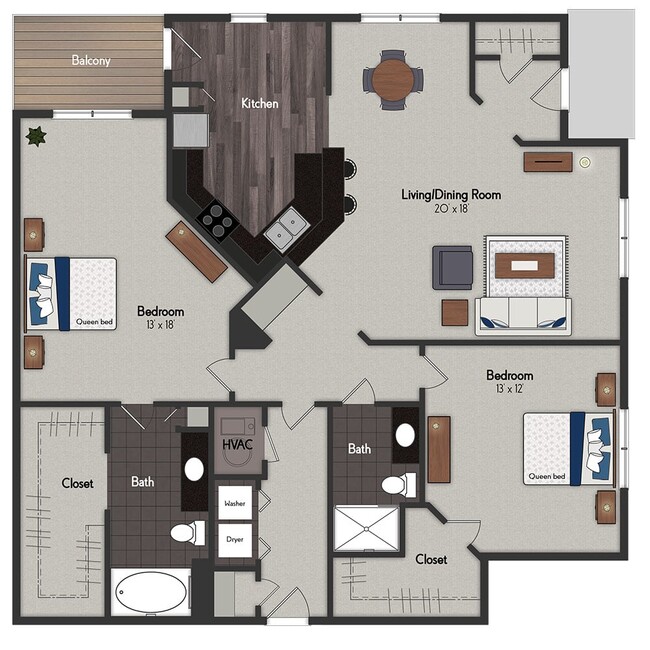 Floorplan - Wyndham Villas by Broadmoor