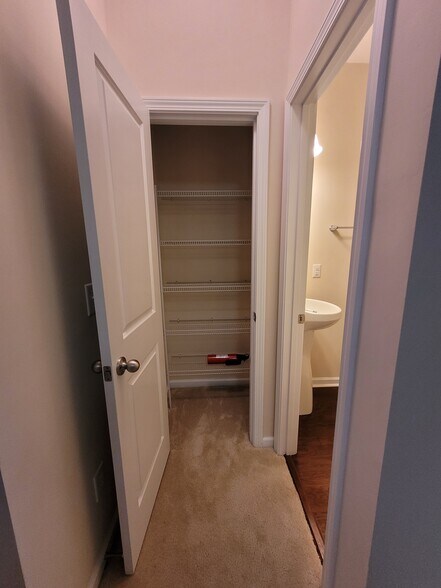Pantry & Downstairs Half Bath off Great Room - 2496 Stadium Dr