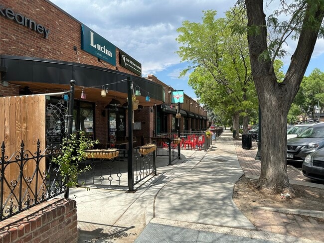 Restaurants and other businesses on the street - 2233 Kearney St