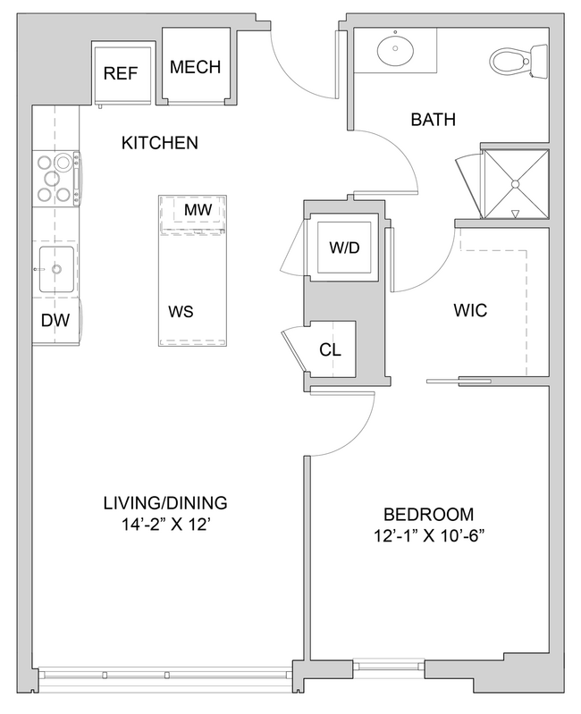 Floorplan - The Modern at Art Place