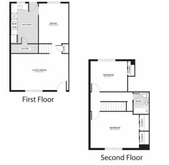 2BR/1BA - The Barrington Apartments