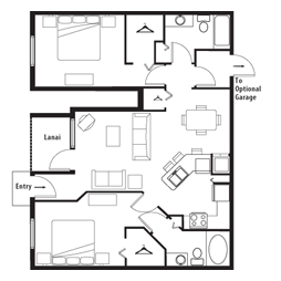 2BR Grand Courtyard (1st Level) - Springs at Palma Sola Apartments