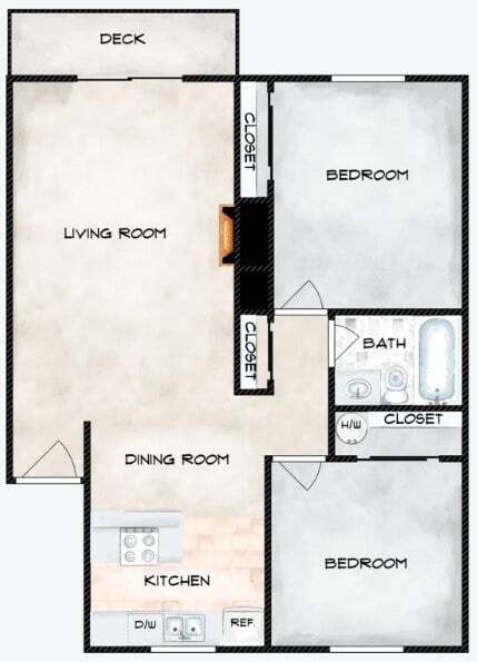Floorplan - Southwood Apartments