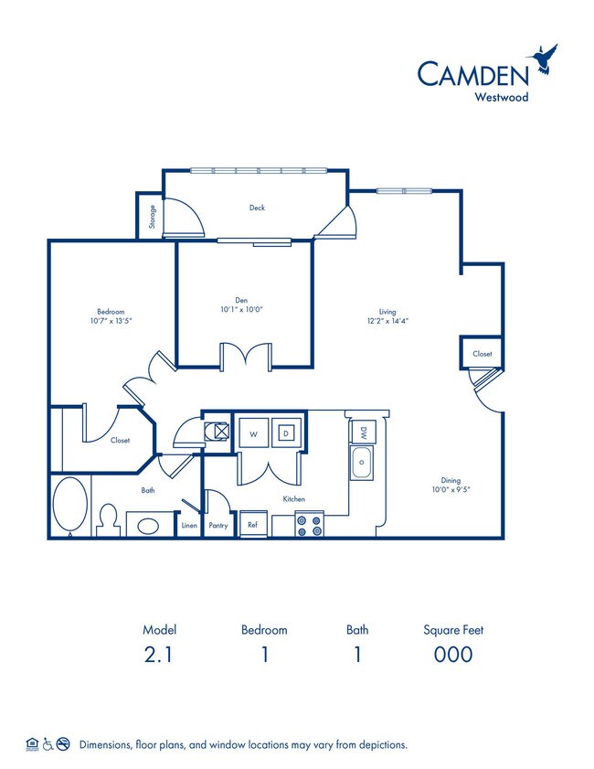 Floorplan - Camden Westwood