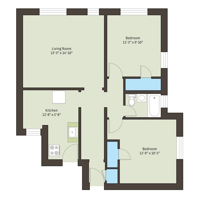 Floorplan - 4721 S. Ellis Avenue