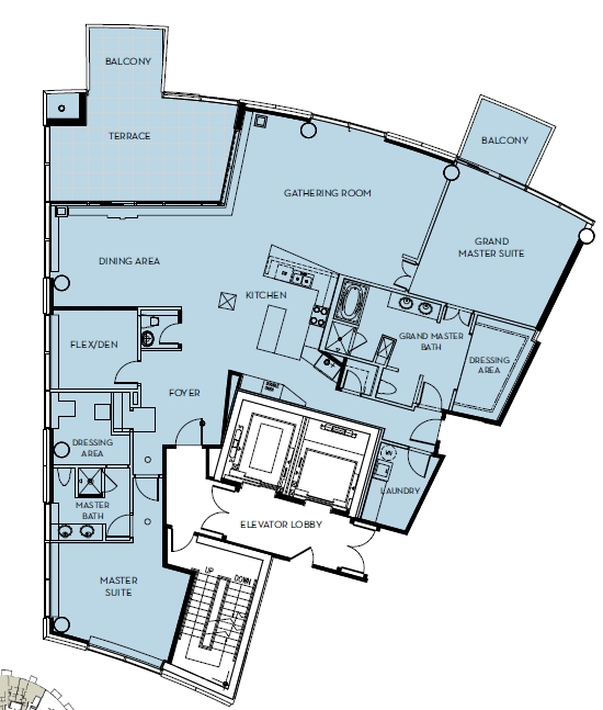 2BR/2.5BA - The Ascent at Roebling's Bridge